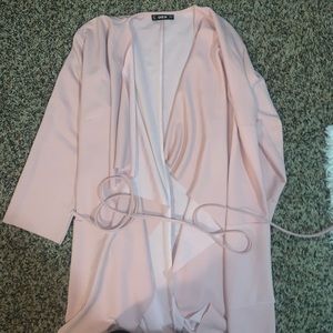 Pink cardigan/coat/jacket